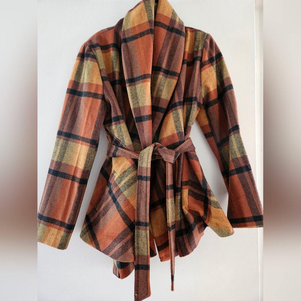 Chicwish Luxury Wool Blend Plaid Jacket